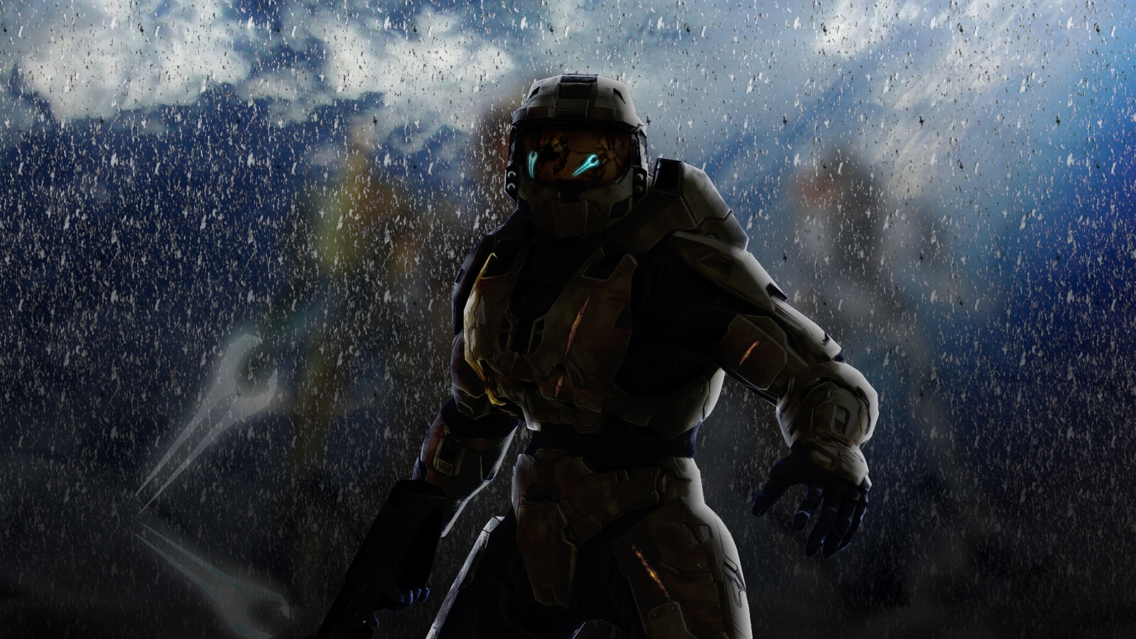 Preview Wallpaper Halo, Soldier, Armor, Look 
 Data-src - Ultra Hd Halo 4k - HD Wallpaper 