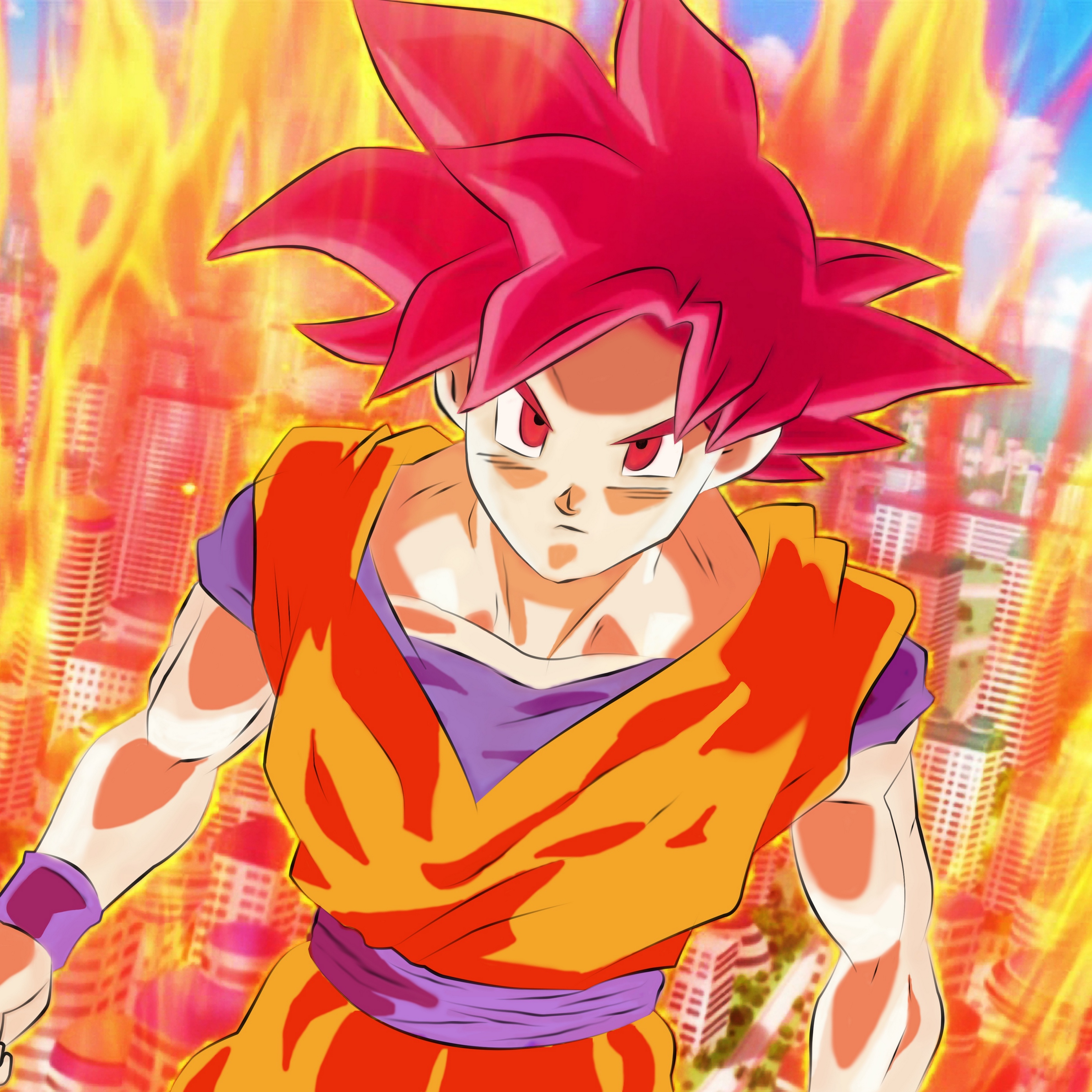 Wallpaper Dragon Ball Z, Goku, Super Saiyan - Goku Dragon Ball Z Background - HD Wallpaper 