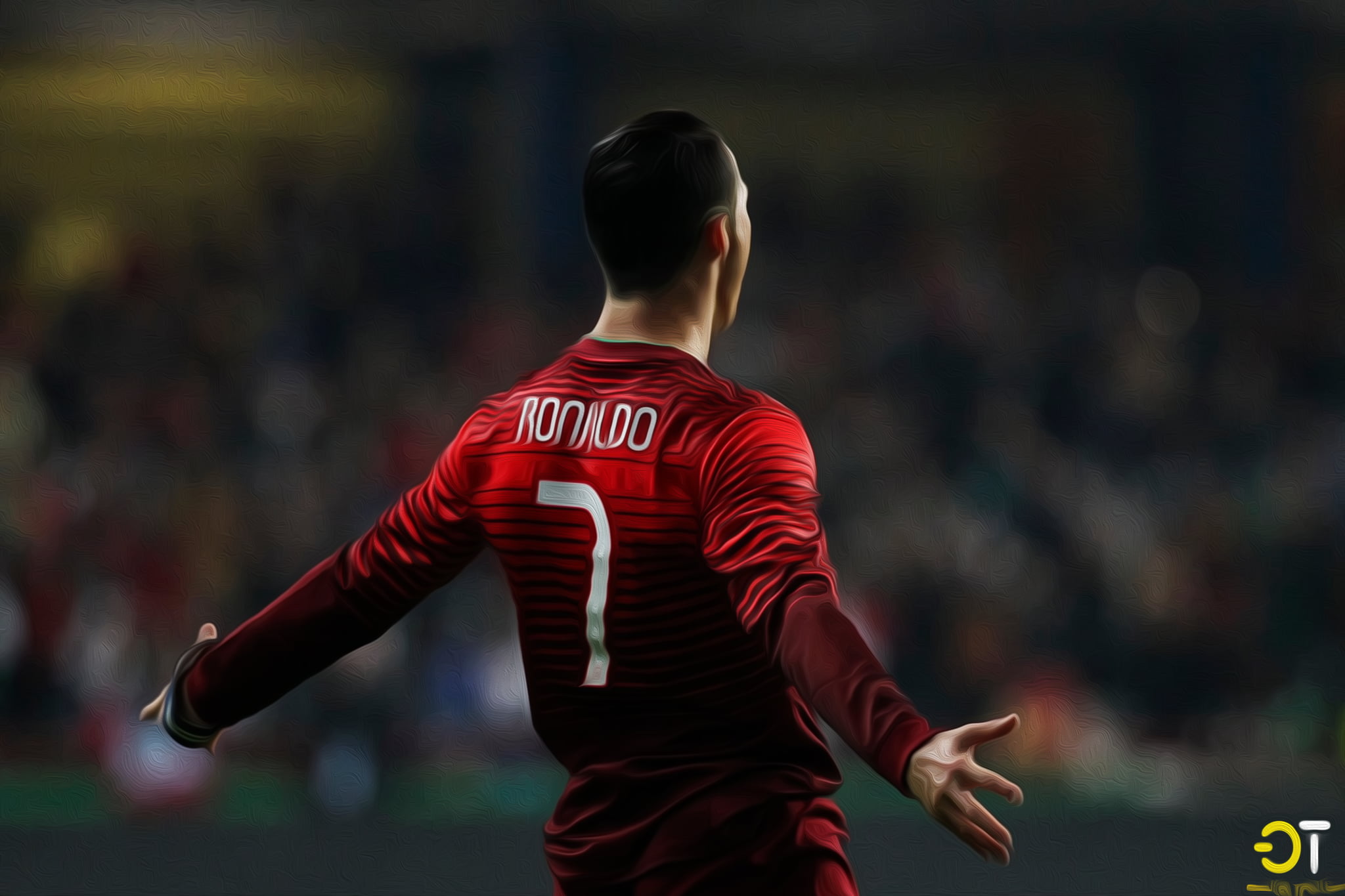 Photo Wallpaper Football, Form, Portugal, Cristiano - Cristiano Ronaldo Festejo Portugal - HD Wallpaper 