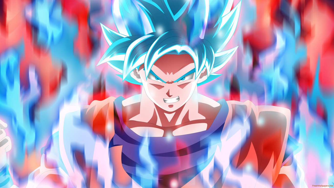 Kaioken Goku Ssj Blue - HD Wallpaper 
