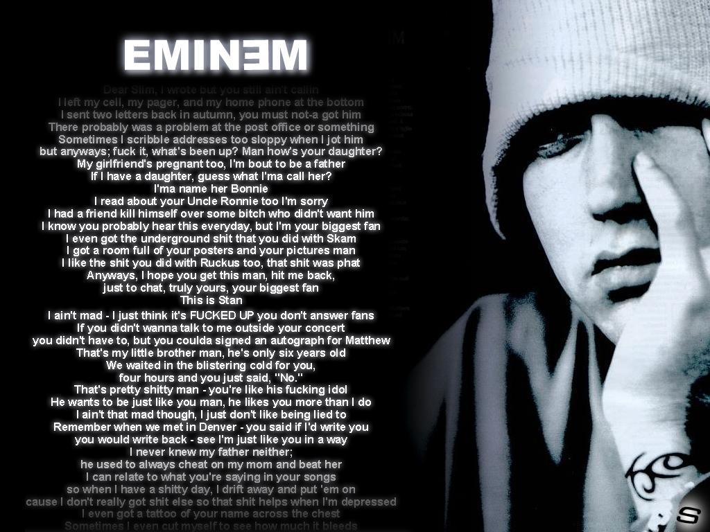 Desktop Eminem Slim Shady Wallpapers - Eminem Phone Wallpaper Quotes - HD Wallpaper 