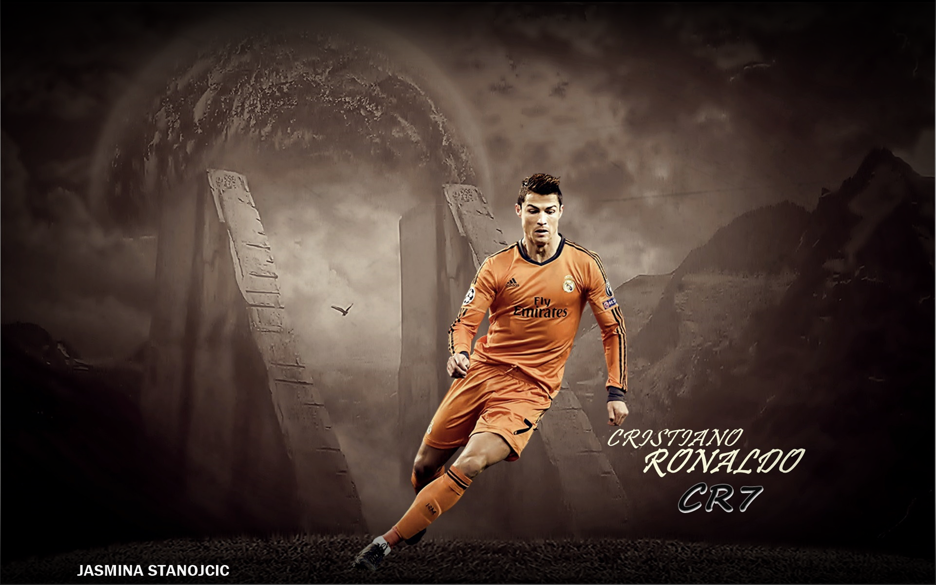 Cristiano Ronaldo Real Madrid Wallpaper Hd 2014 - Real Madrid Ronaldo Wallpaper Hd Pc - HD Wallpaper 