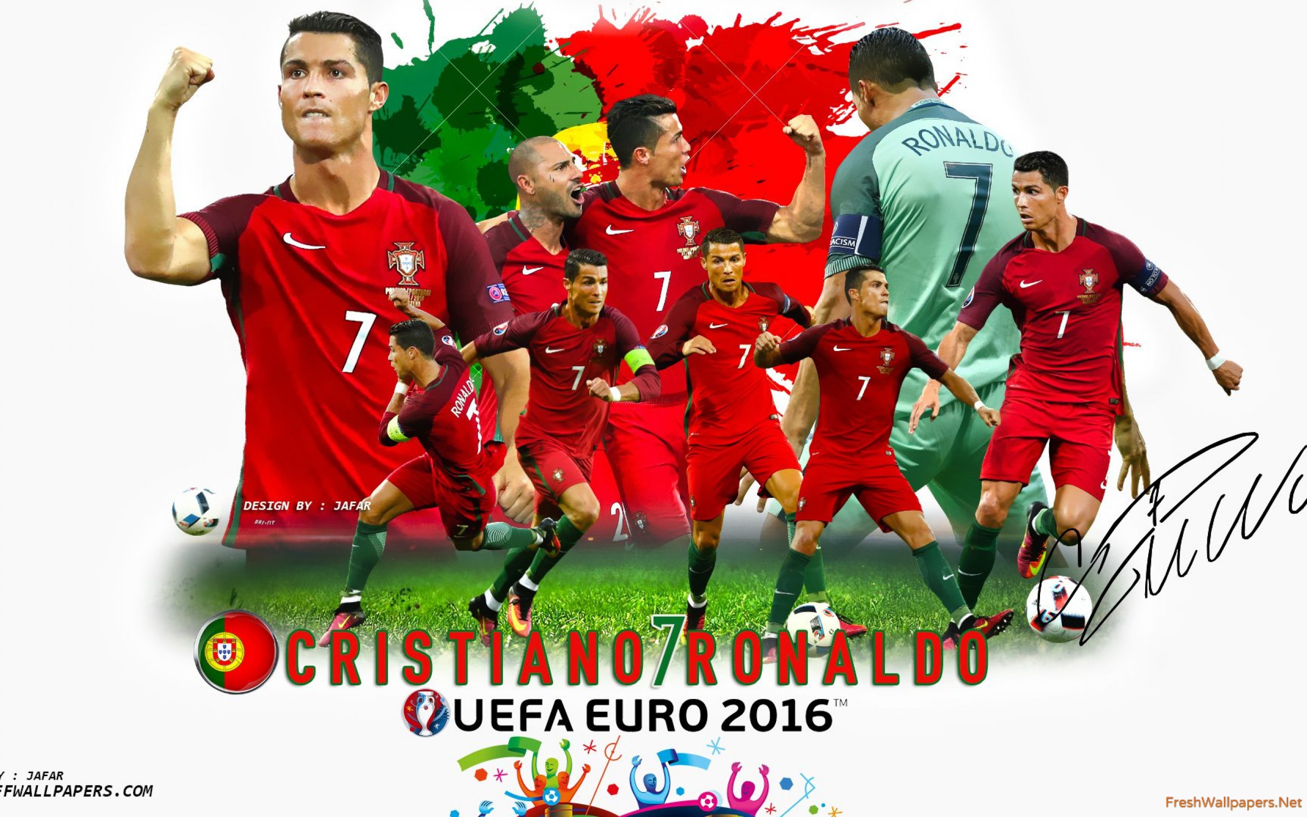 Ronaldo Euro 2016 - HD Wallpaper 