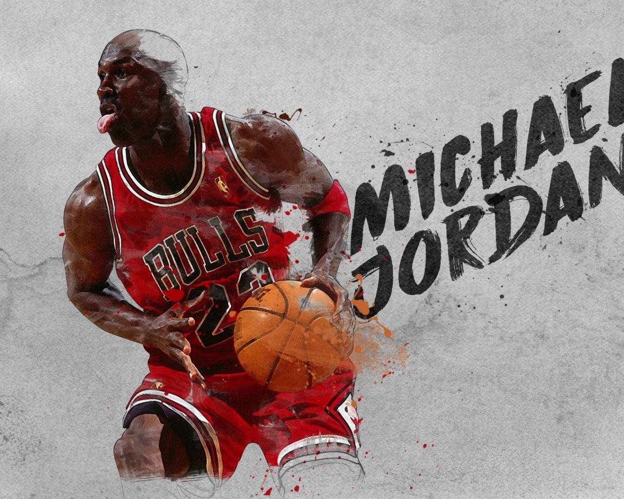 Michael Jordan, Basketball, Chicago Bulls, Artistic - Michael Jordan Chicago Bulls Basketball - HD Wallpaper 