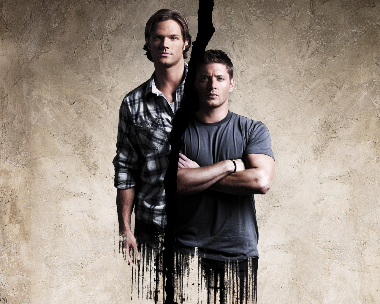 Supernatural Wallpaper Sam And Dean - HD Wallpaper 