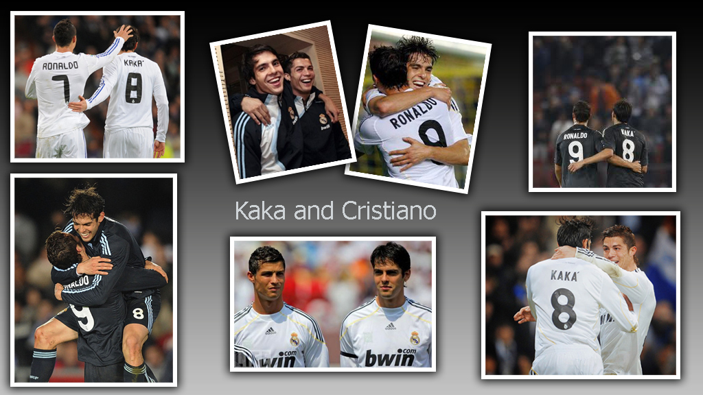 Kaka And Ronaldo Wallpaper Made By Kaka99 - Collage - HD Wallpaper 
