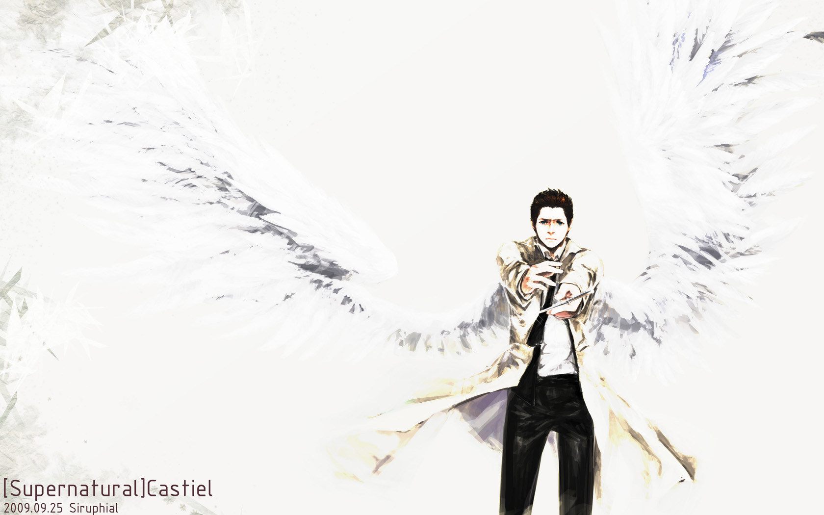 Castiel Wings - 1680x1050 Wallpaper - teahub.io