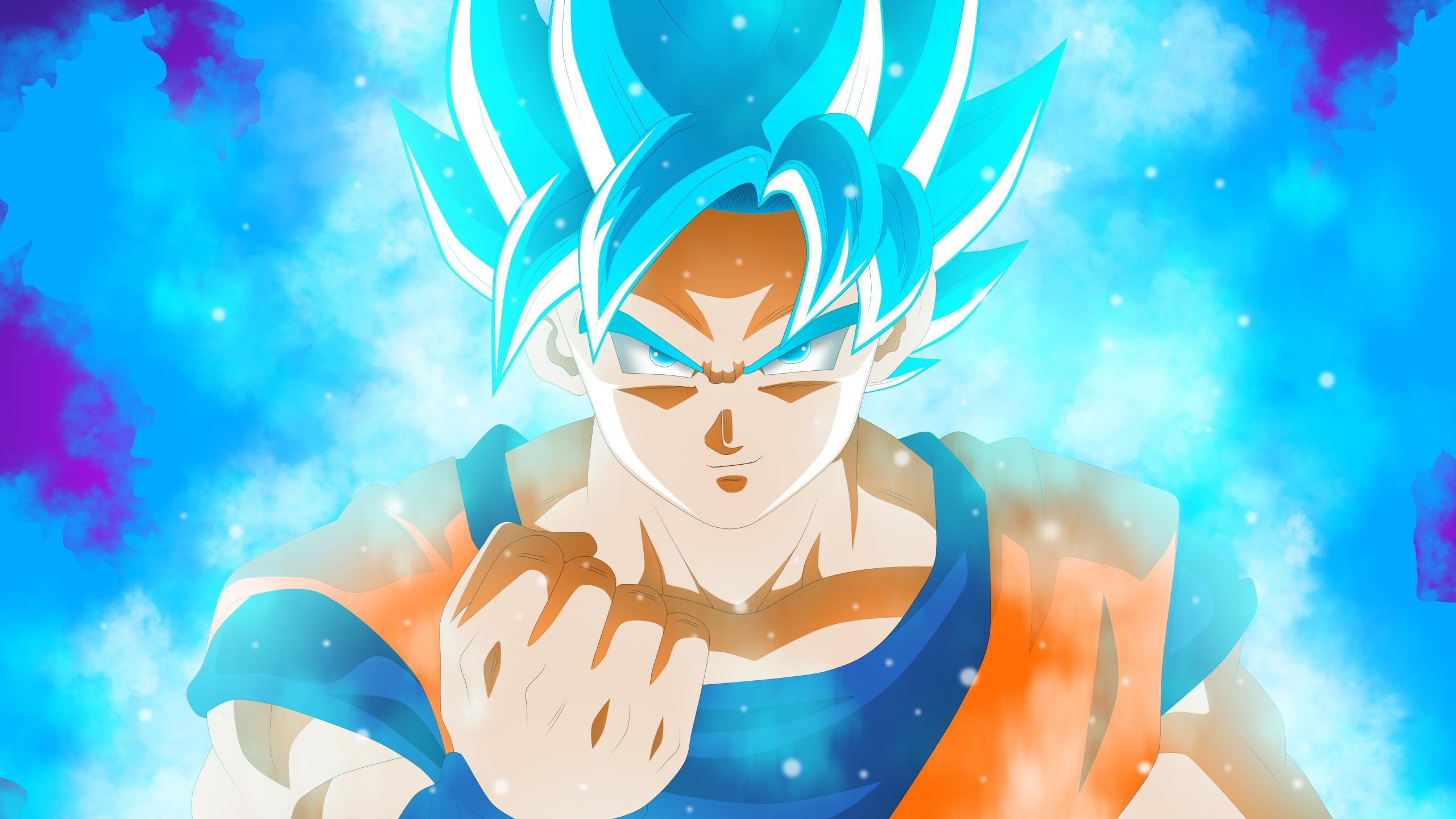 Best Dragon Ball Super Wallpaper Id - Goku Ssj Blue - HD Wallpaper 