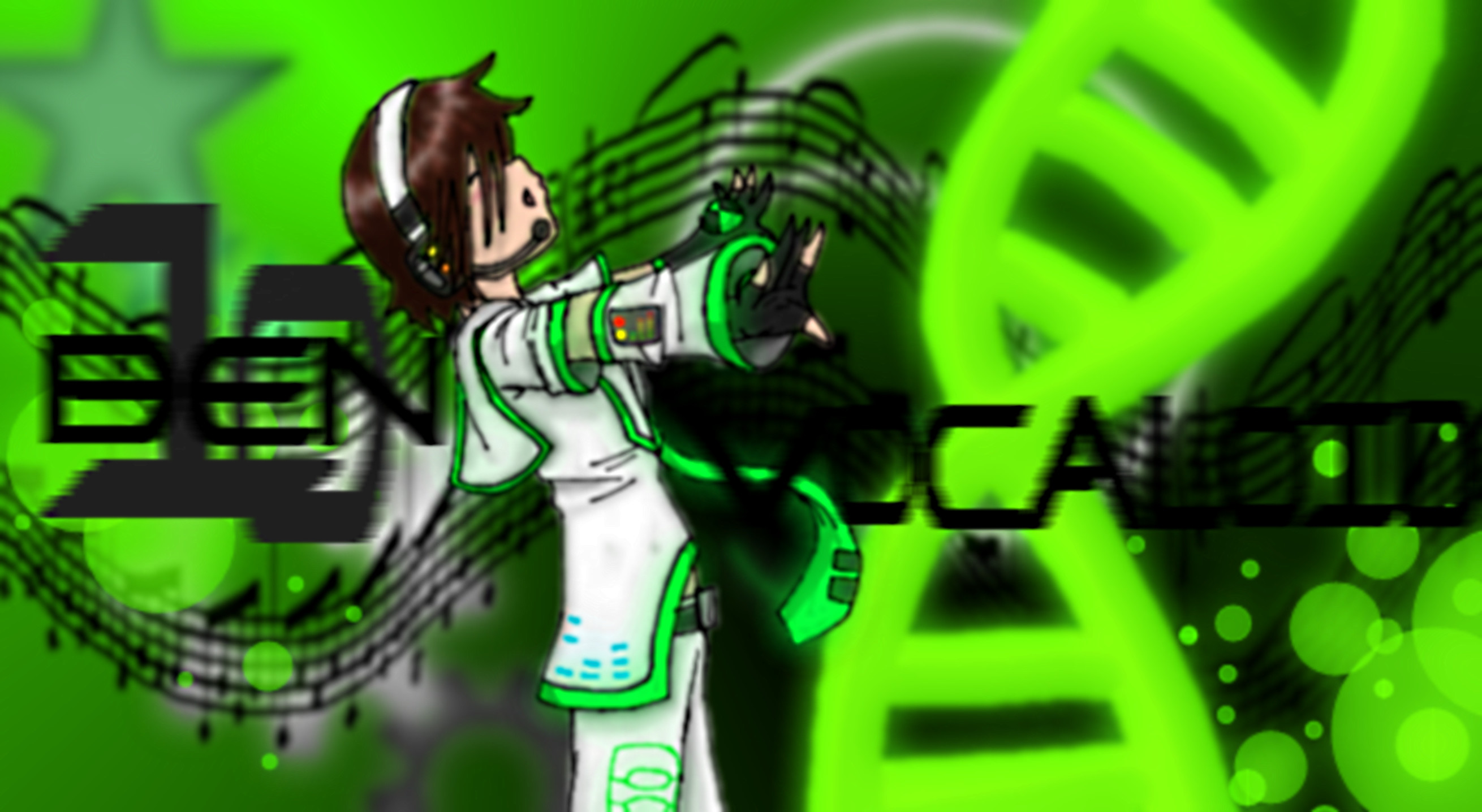 Ben 10 Vocaloid Wallpaper By Desertdraggon Ben 10 Vocaloid - Ben 10 Vocaloid - HD Wallpaper 