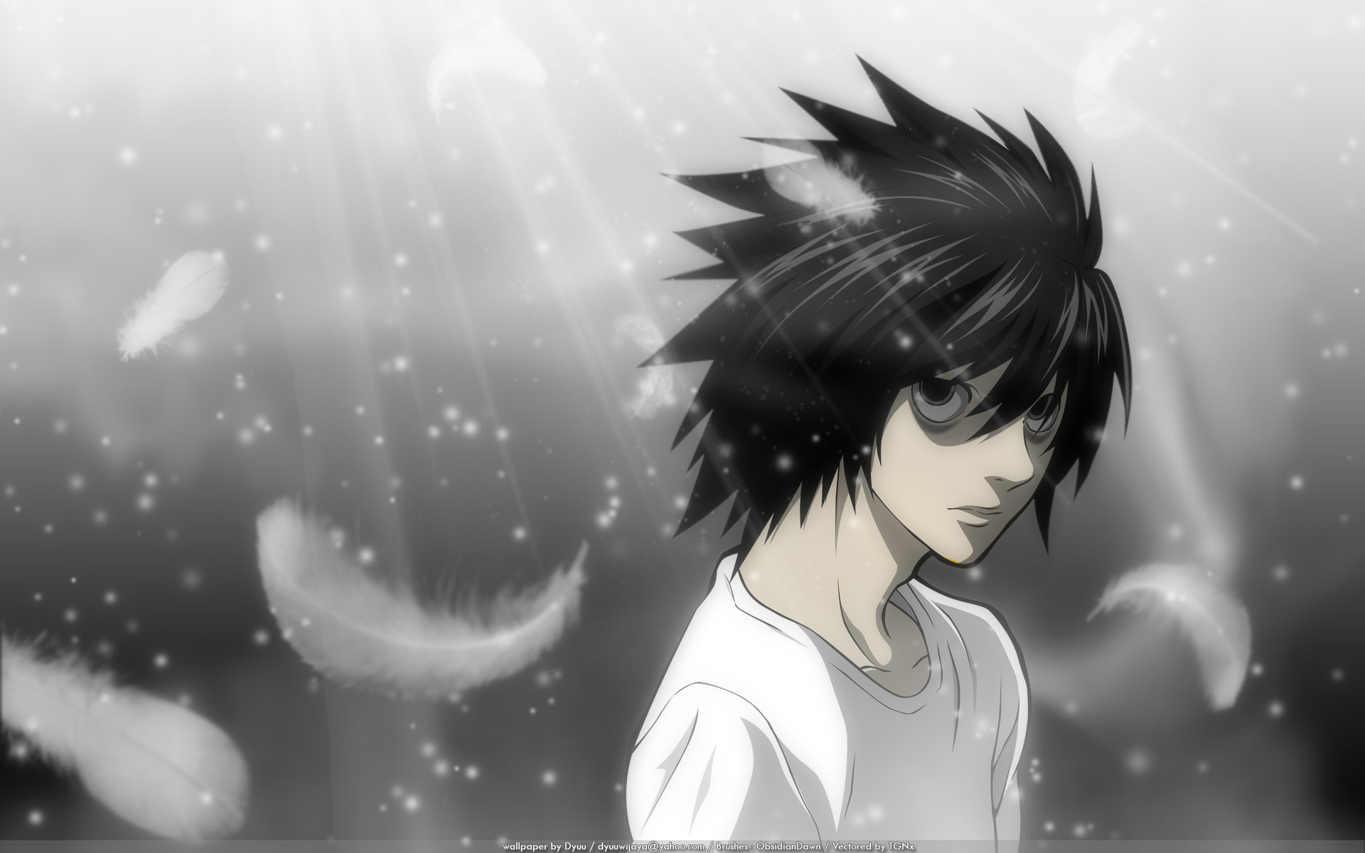 Death Note - Death Note Wallpaper L - HD Wallpaper 