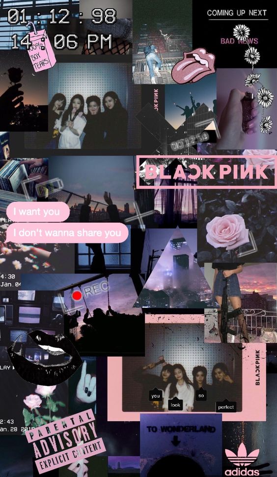 Aesthetic Wallpaper Black Pink - HD Wallpaper 