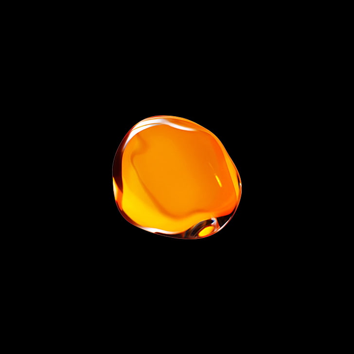 Ios, Ipad, Ipod, Iphone, Black Background, Orange Color, - Iphone 7 Duvar Kağıtları - HD Wallpaper 