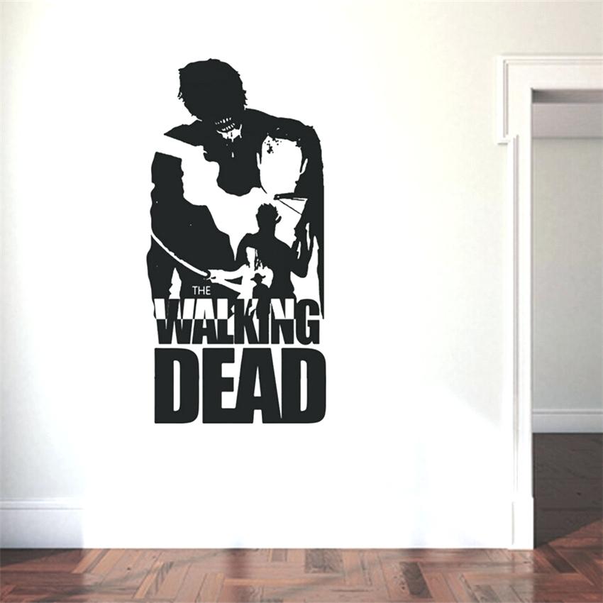 Walking Dead Wall Mural Kids Room Wallpaper Us Home - Sticker - HD Wallpaper 