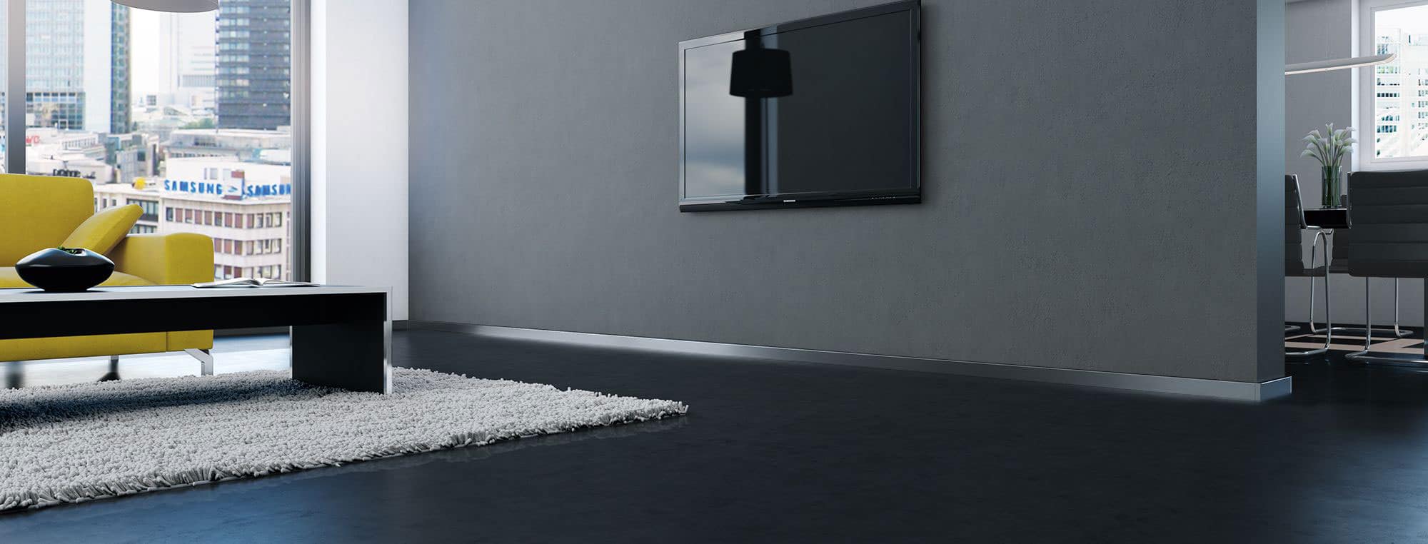 Плинтус Из Металла В Интерьере - HD Wallpaper 