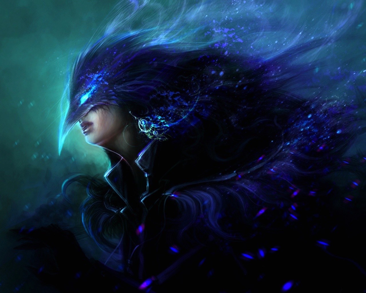 Fantasy Raven Art - HD Wallpaper 