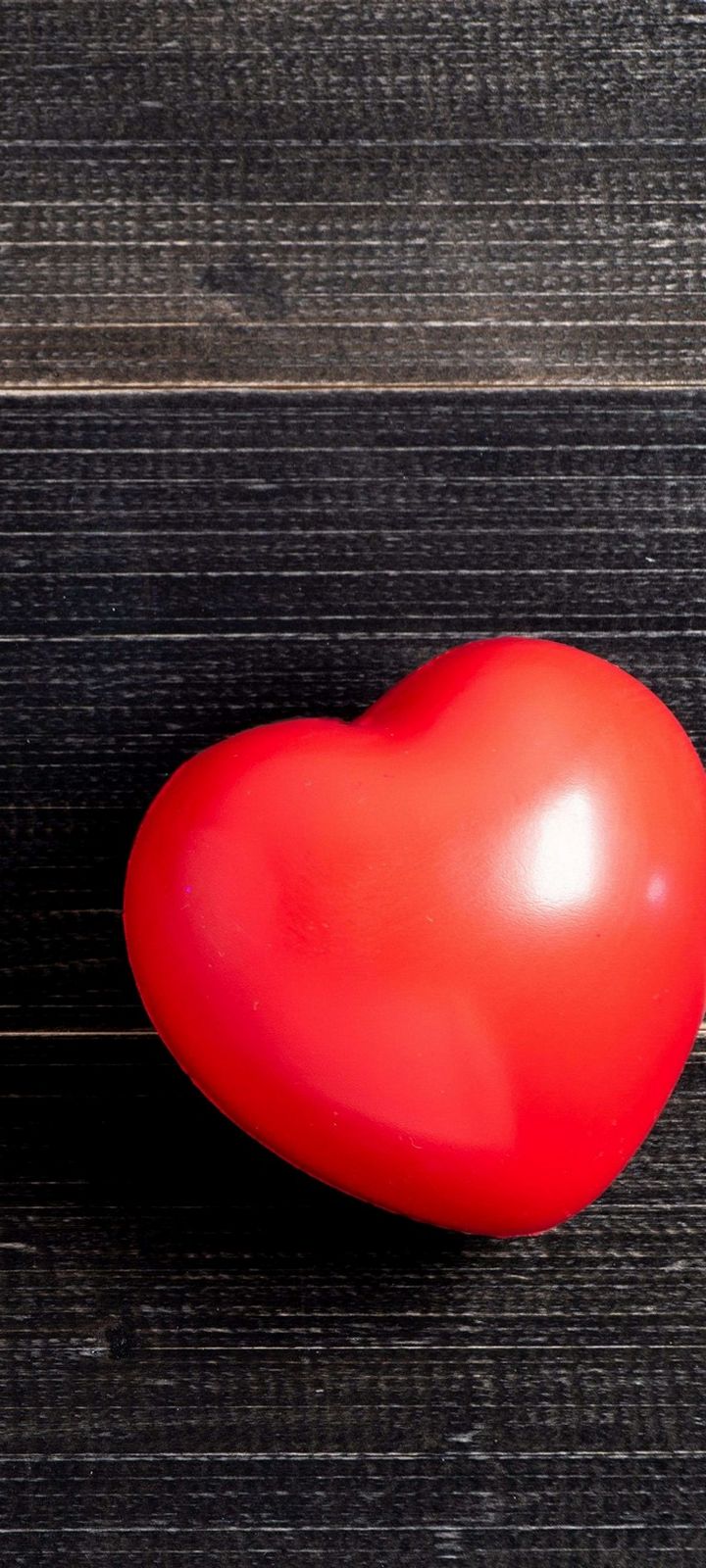 Red Love Heart Simple Wallpaper - Love Simple - HD Wallpaper 