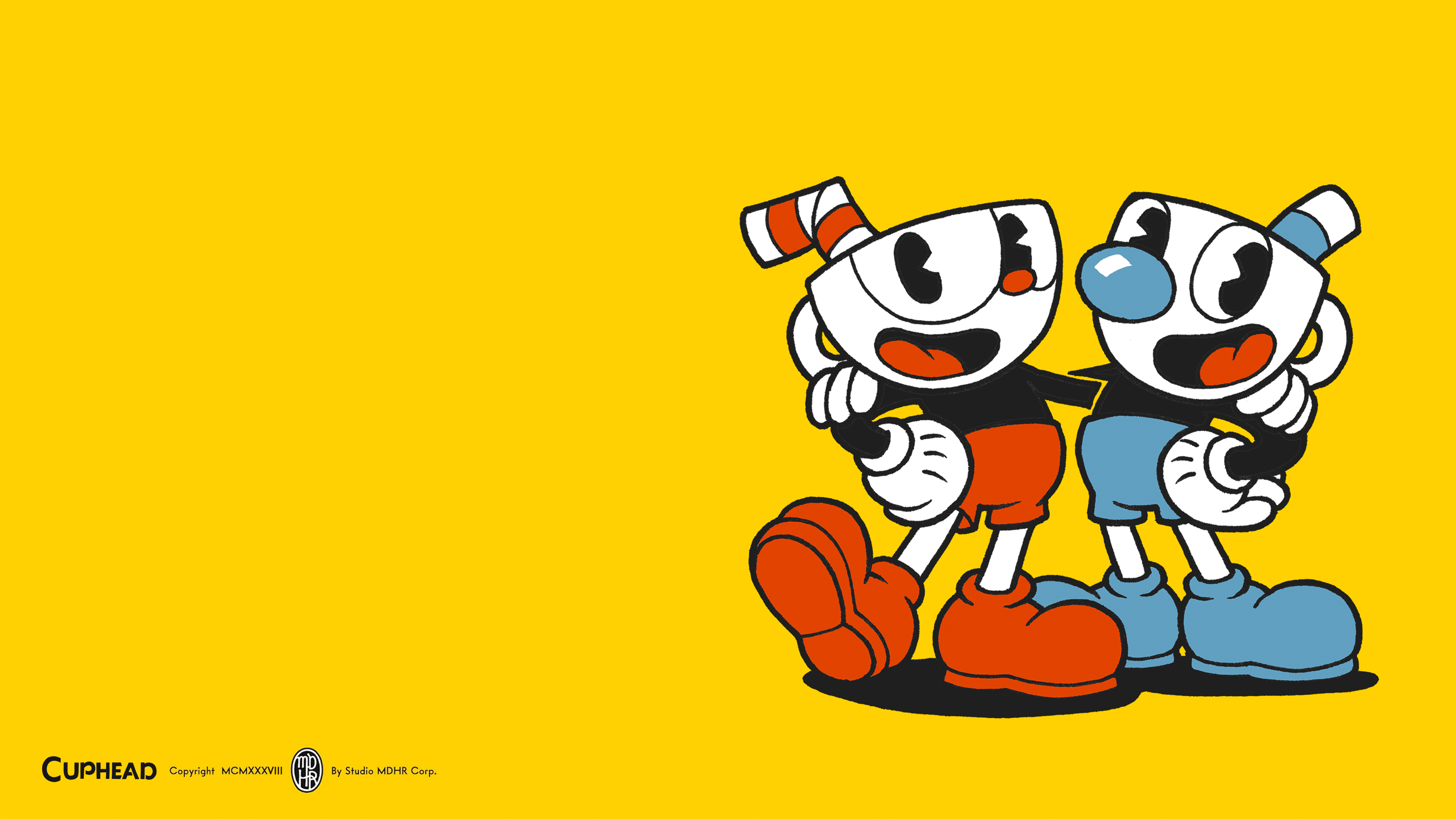 Cuphead And Mugman - HD Wallpaper 