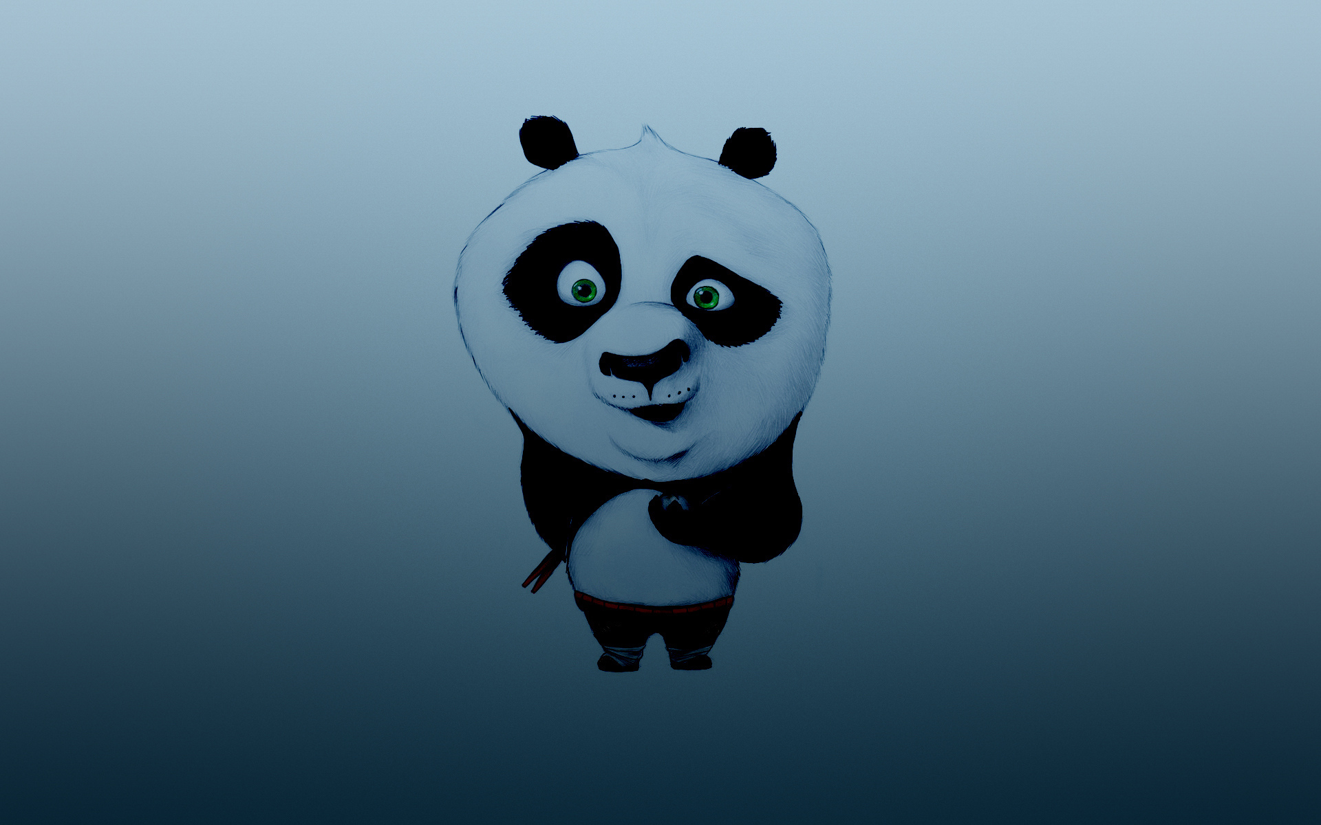 Dark Blue, Dumpling, Sticks, Kung Fu Panda, Kung Fu - Masaüstü Arka Plan Panda - HD Wallpaper 