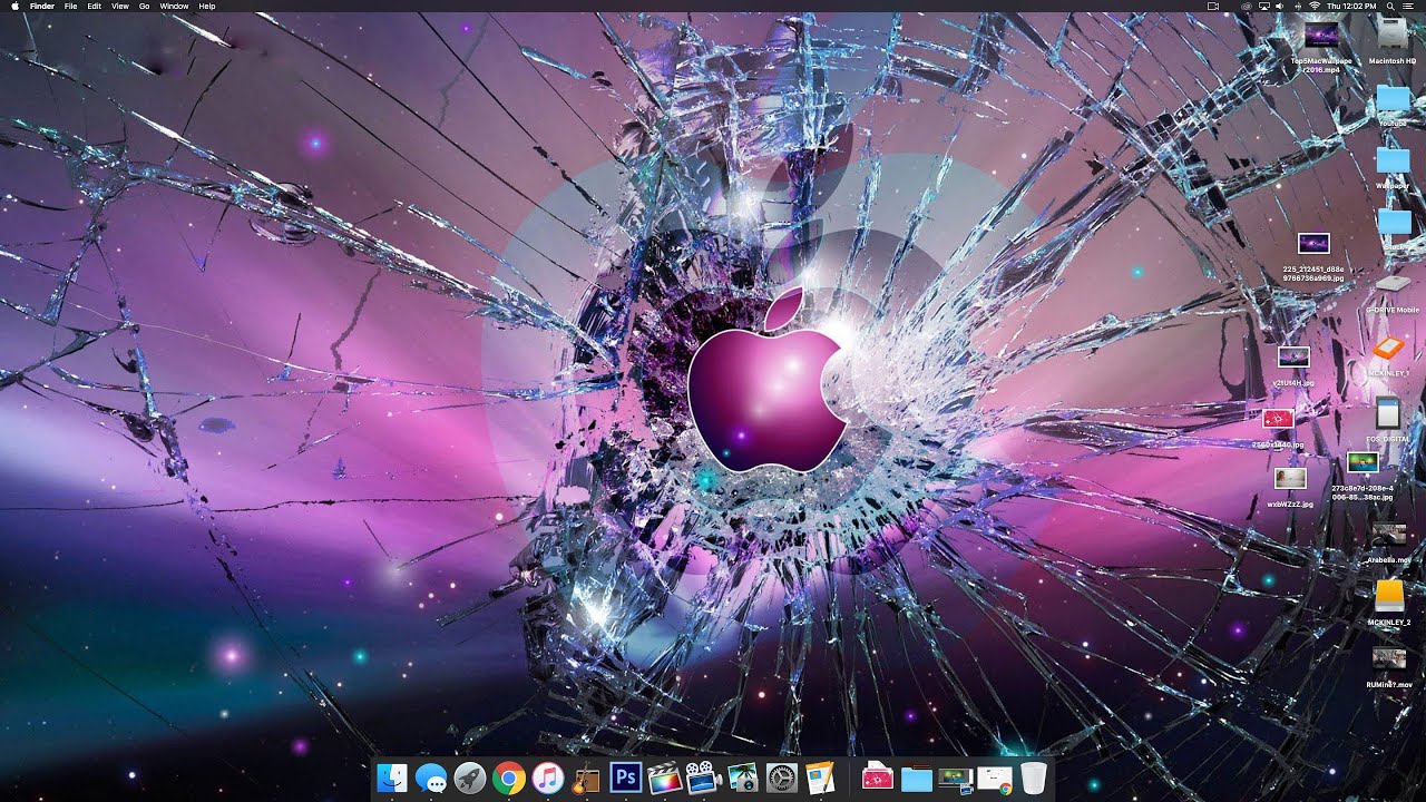 Cracked Screen Wallpaper Mac - HD Wallpaper 