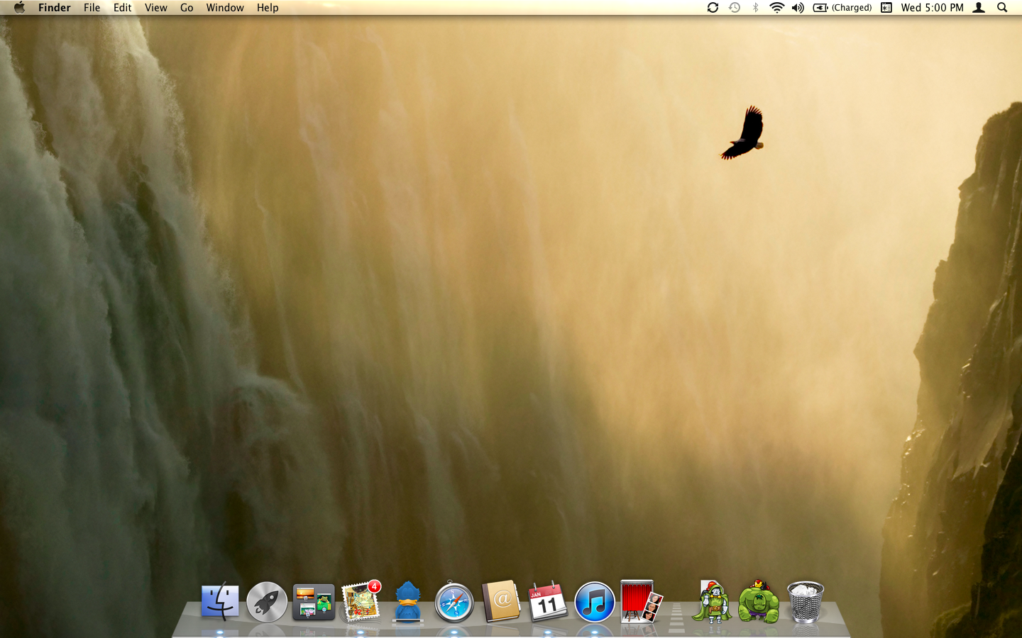 Mac Desktop Wallpaper With Icons - HD Wallpaper 