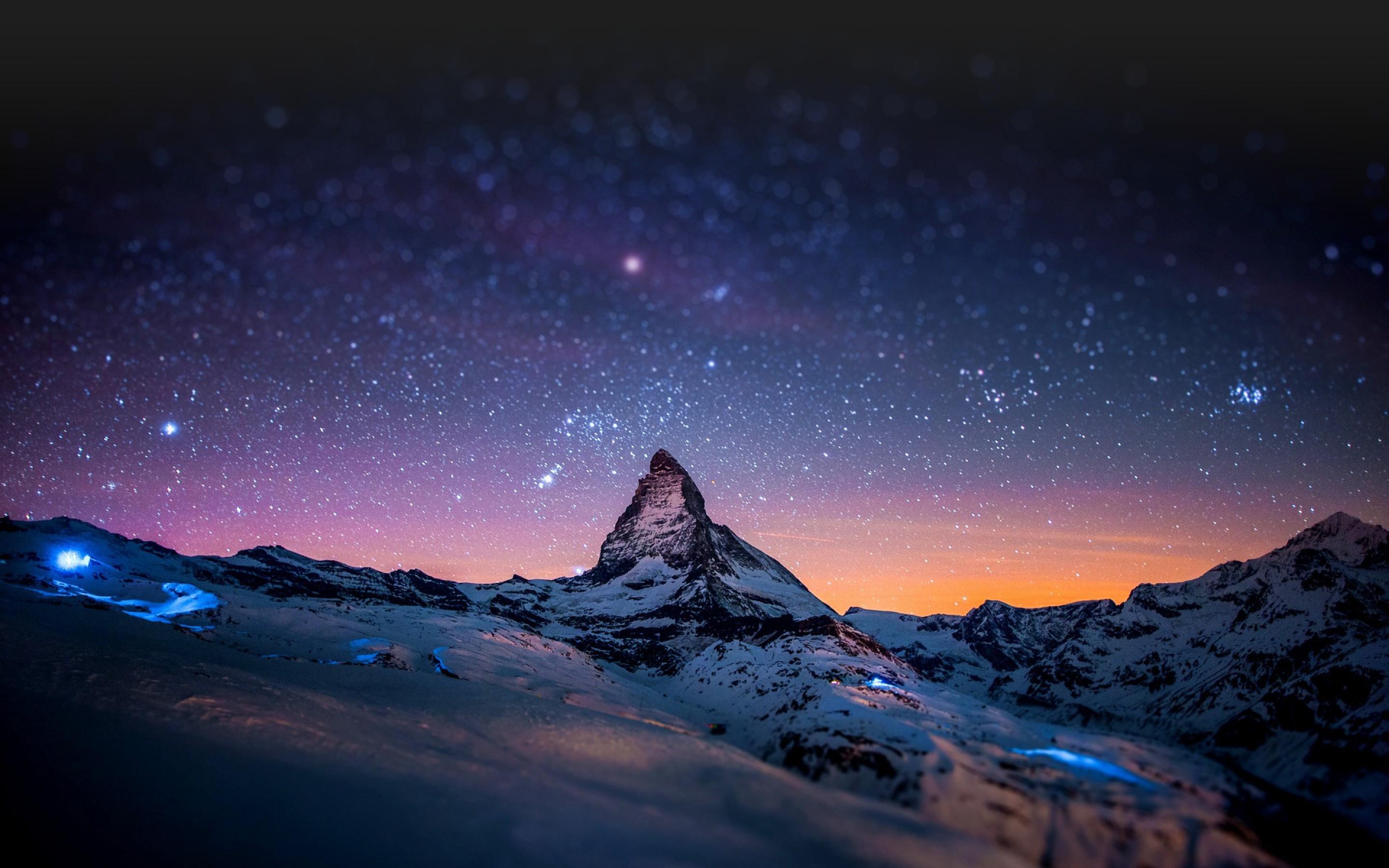 Yosemite Tip Dark Mode Reduced Transparency 11% Grayscale - Matterhorn - HD Wallpaper 