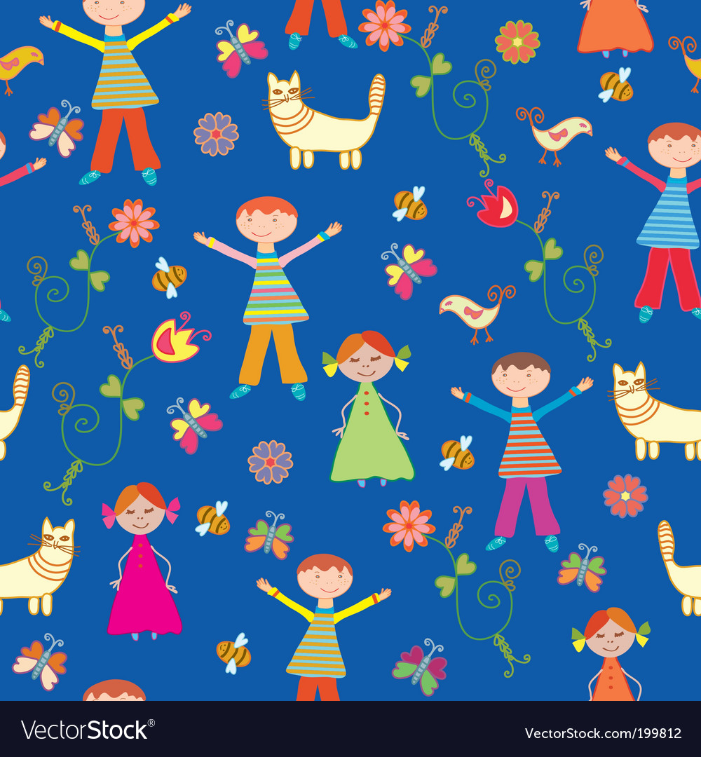 Pattern Kids - HD Wallpaper 