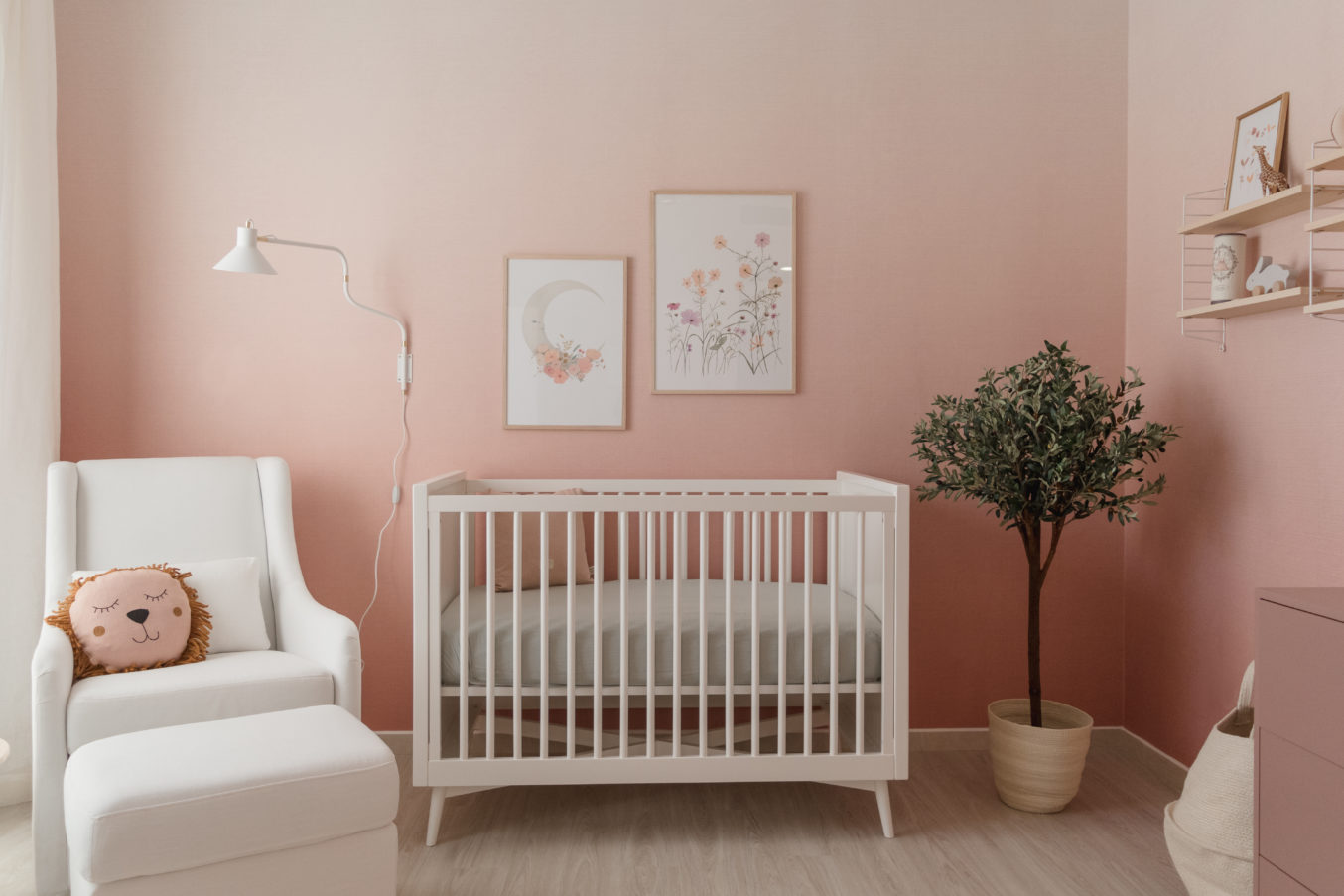 Ombre Nursery - HD Wallpaper 