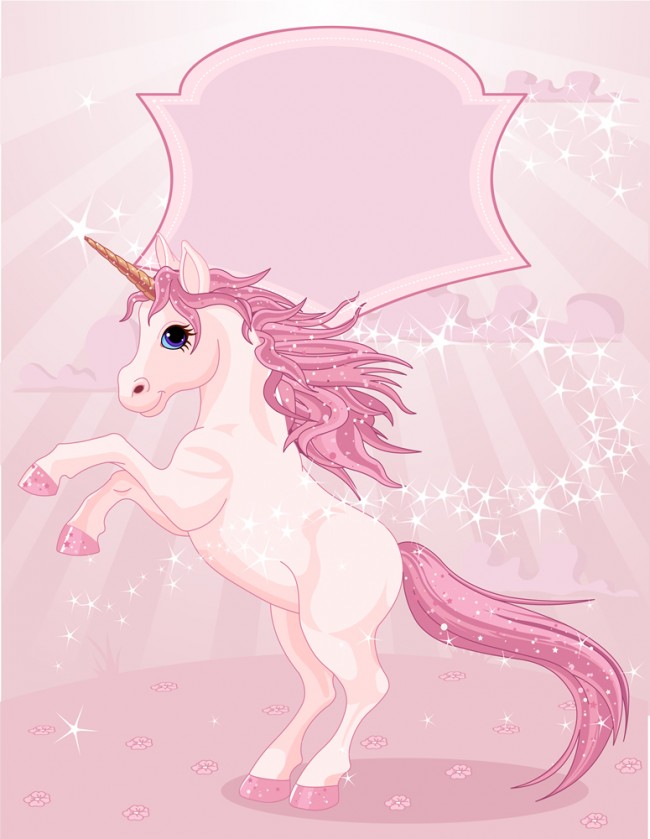 Pink Unicorn - HD Wallpaper 