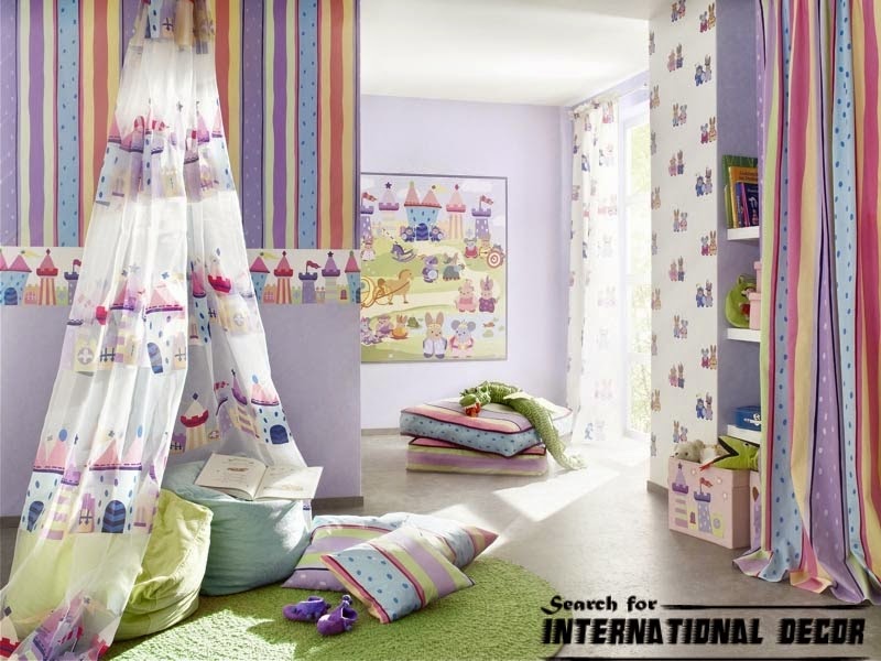 Childrens Wallpaper,nursery Wallpaper, Kids Wallpaper, - Tapety Do Pokoju Dziecięcego Castorama - HD Wallpaper 