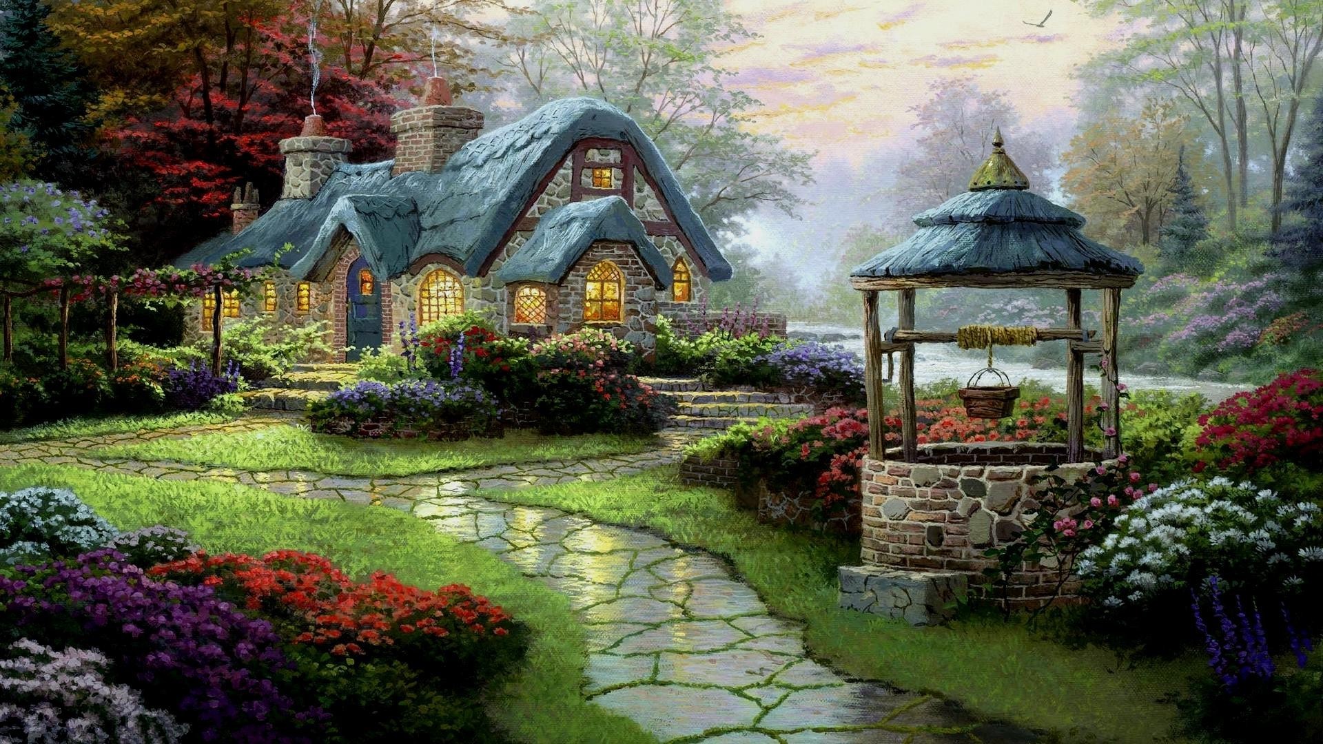 High Resolution English Garden - 1920x1080 Wallpaper High Resolution English Garden - 1920x1080 Wallpaper