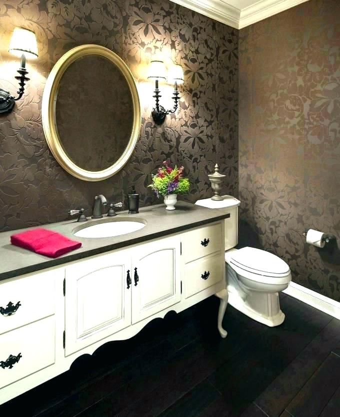 Wallpaper For Bathroom Walls Bathroom Wall Papers Bathroom - Designer Bathroom Wallpaper Ideas - HD Wallpaper 