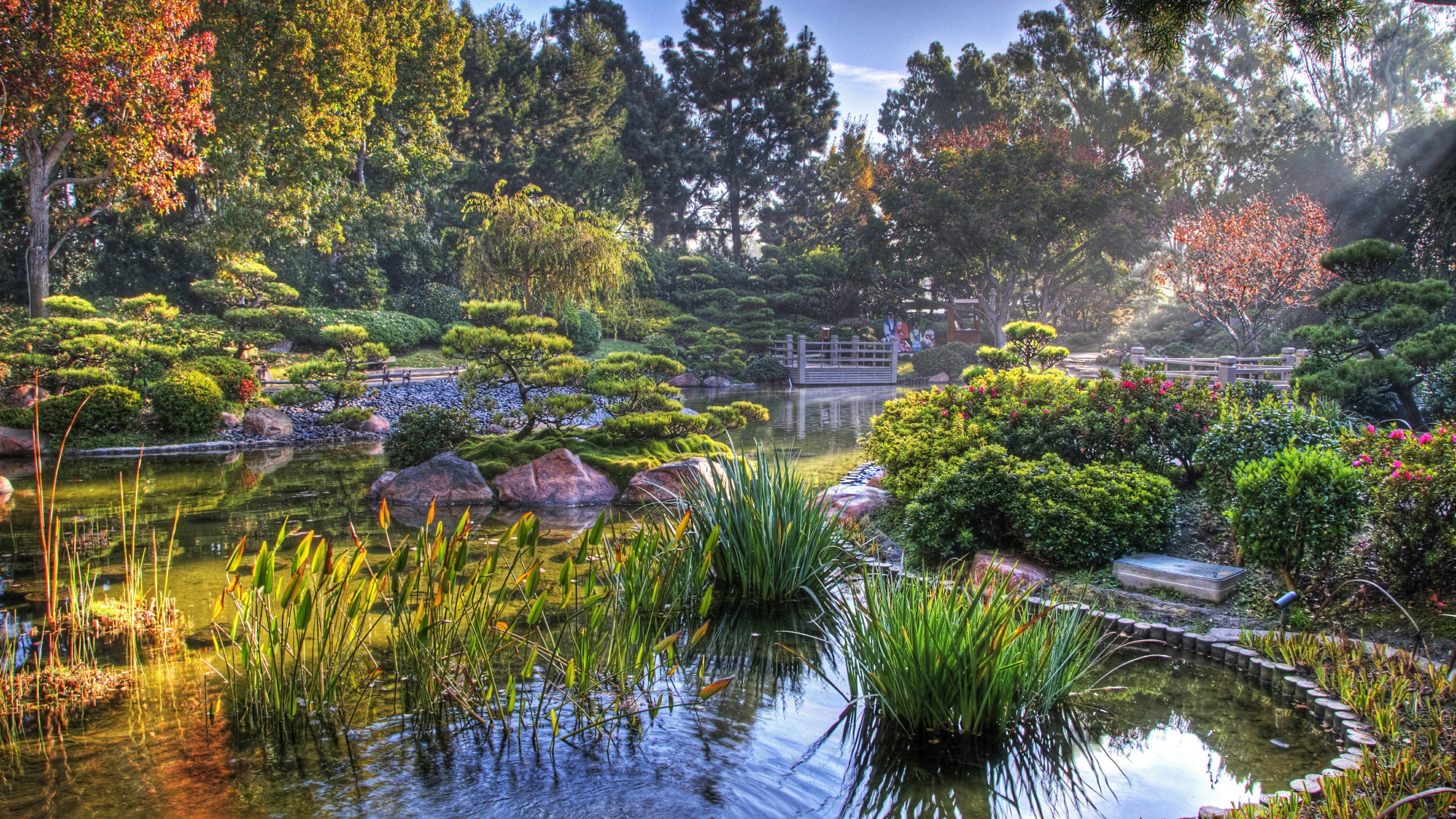 3840x2160, Earl Burns Miller Japanese Garden Wallpaper - Japanese Garden - HD Wallpaper 