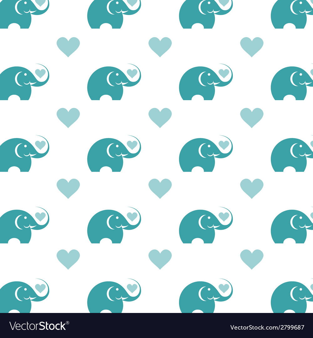 Elephant Wallpaper Seamless - HD Wallpaper 