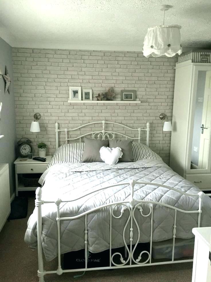 Master Bedroom Wallpaper Feature Wall Accent Brick - Brick Effect