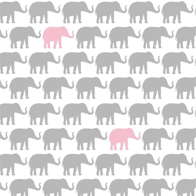 Grey Elephant Background - HD Wallpaper 