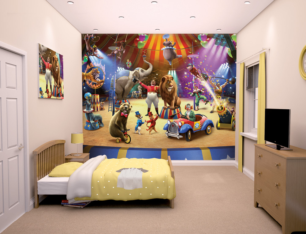 Circus Mural - HD Wallpaper 