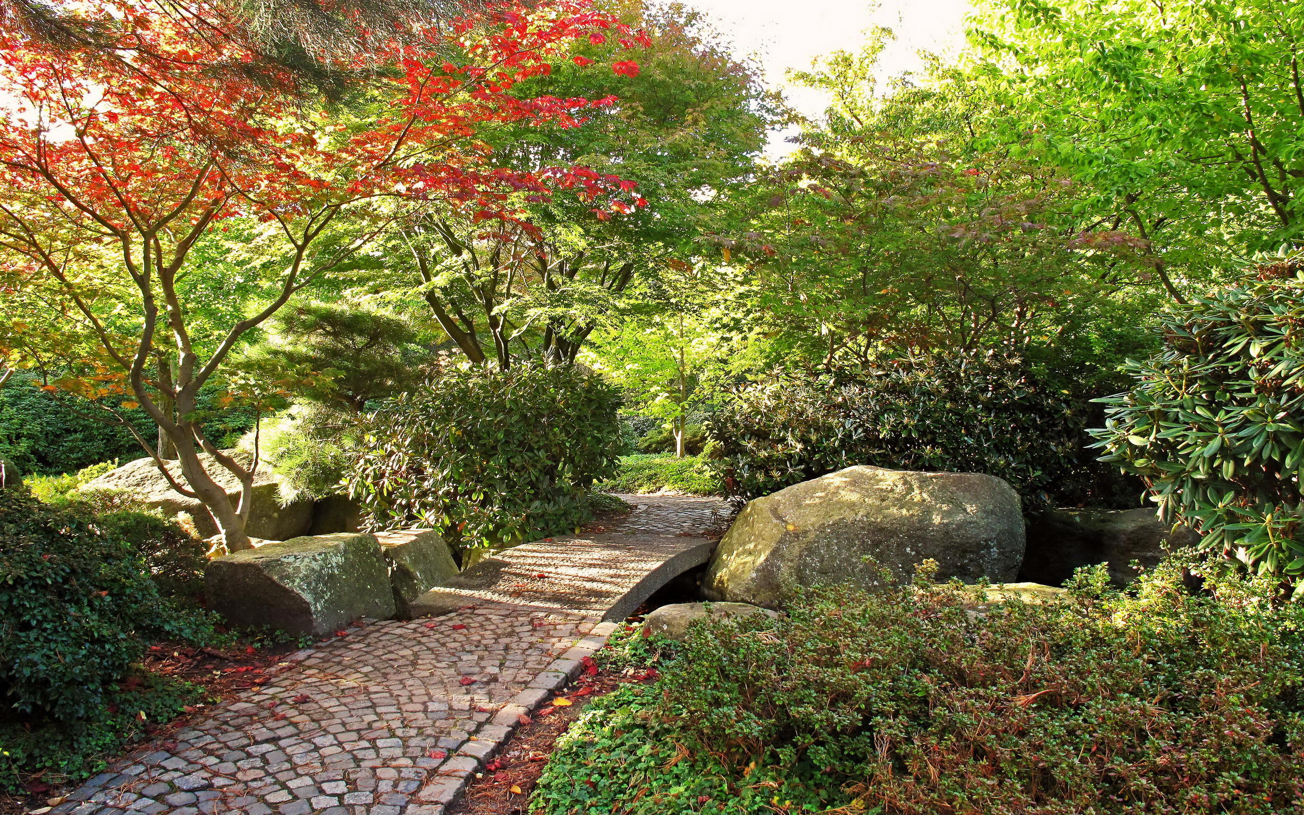 Japanese Garden Wallpaper Hd - HD Wallpaper 