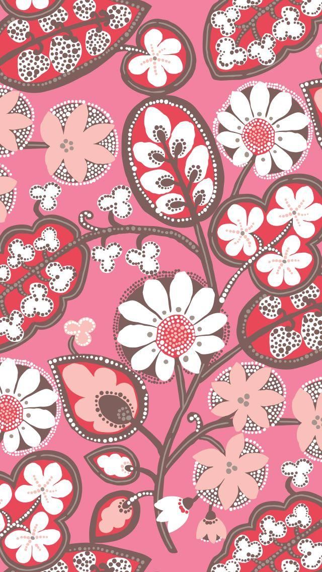 Vera Bradley Pattern Pink - HD Wallpaper 