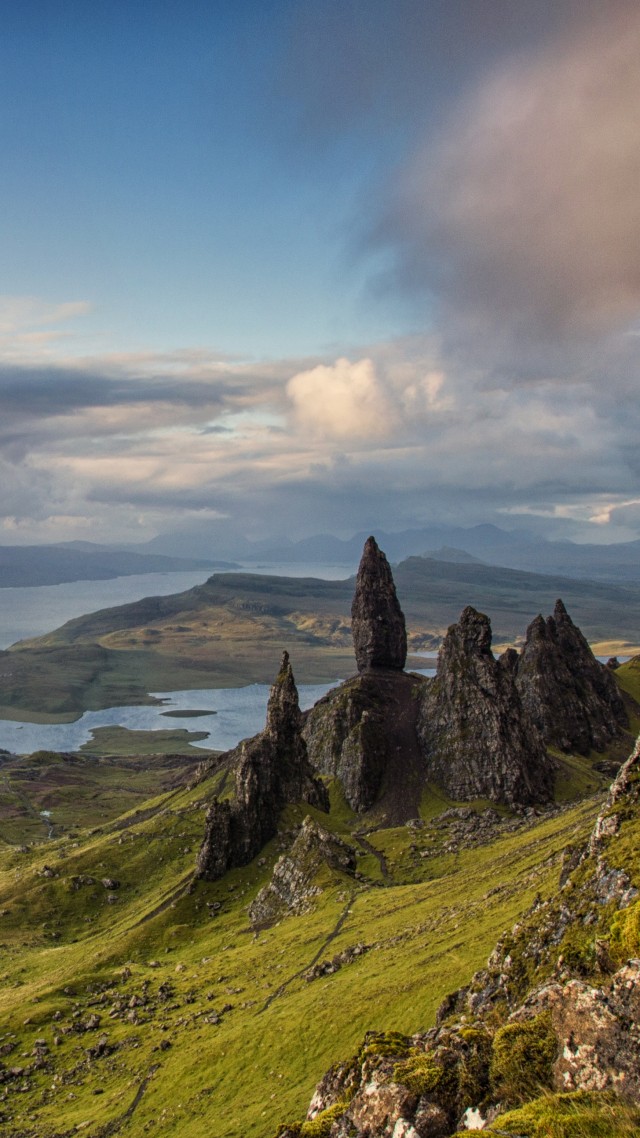 Isle Of Skye, Scotland, Europe, Nature, Mountains, - Old Man Of Storr - HD Wallpaper 