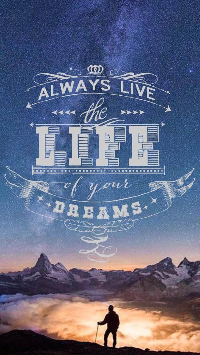 Life Iphone Quotes Wallpaper Hd - HD Wallpaper 