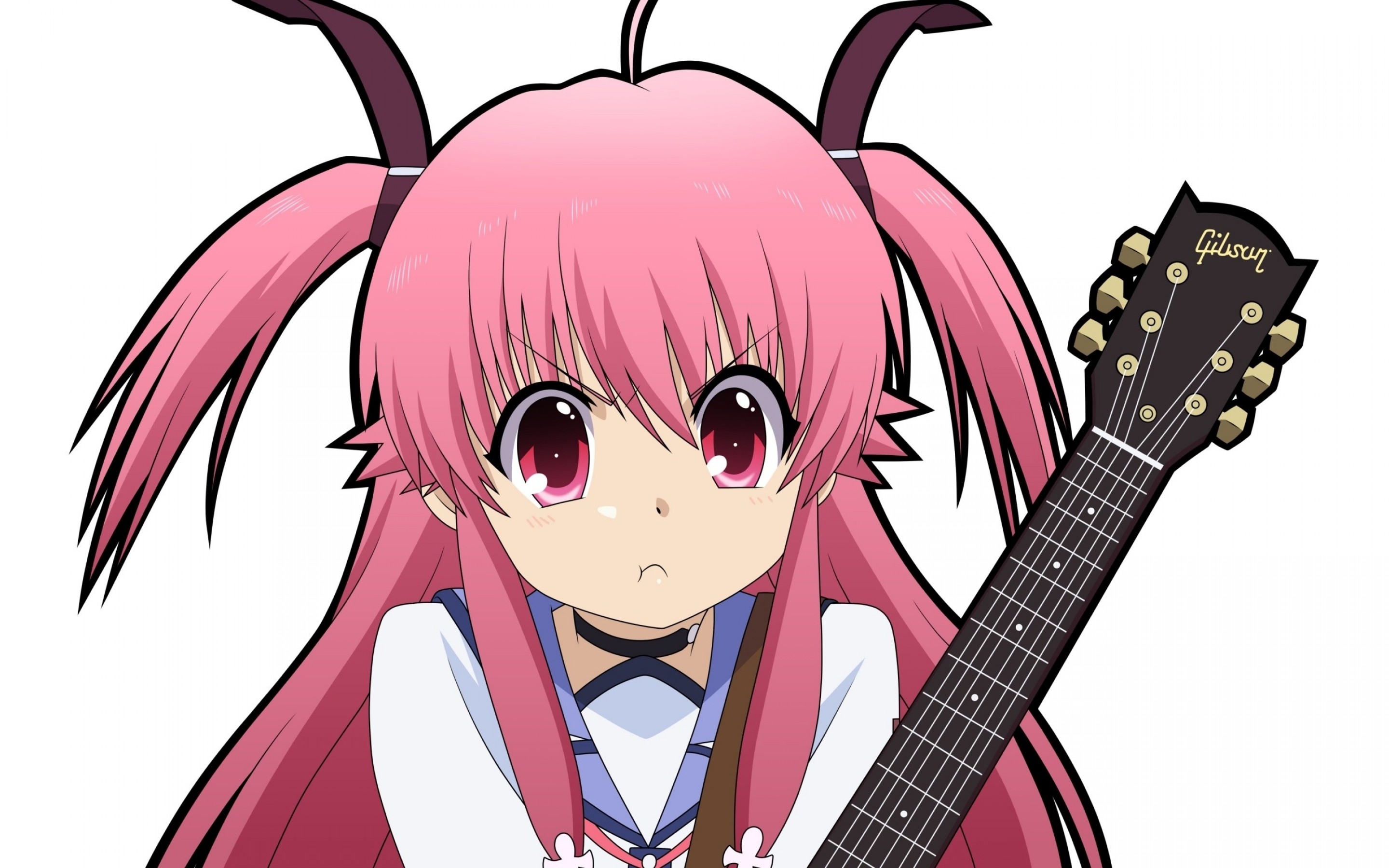 Yui Angel Beats Wallpaper Angel Beats Yui Guitar x1800 Wallpaper Teahub Io