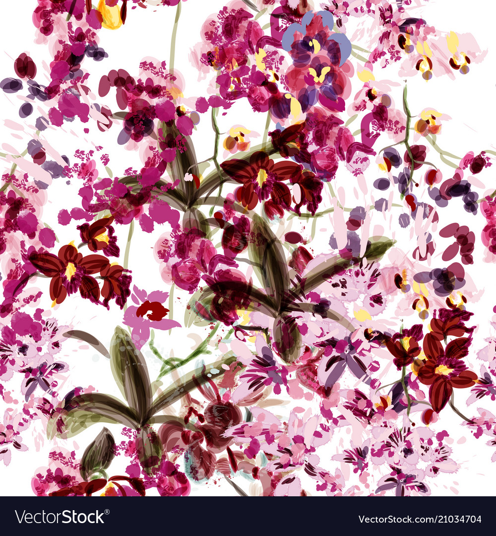 Papel De Parede Com Flores Orquídeas - HD Wallpaper 
