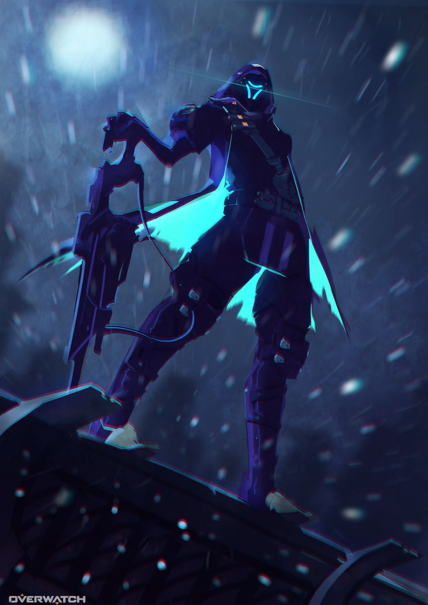 Overwatch Shrike Ana Art 849x10 Wallpaper Teahub Io