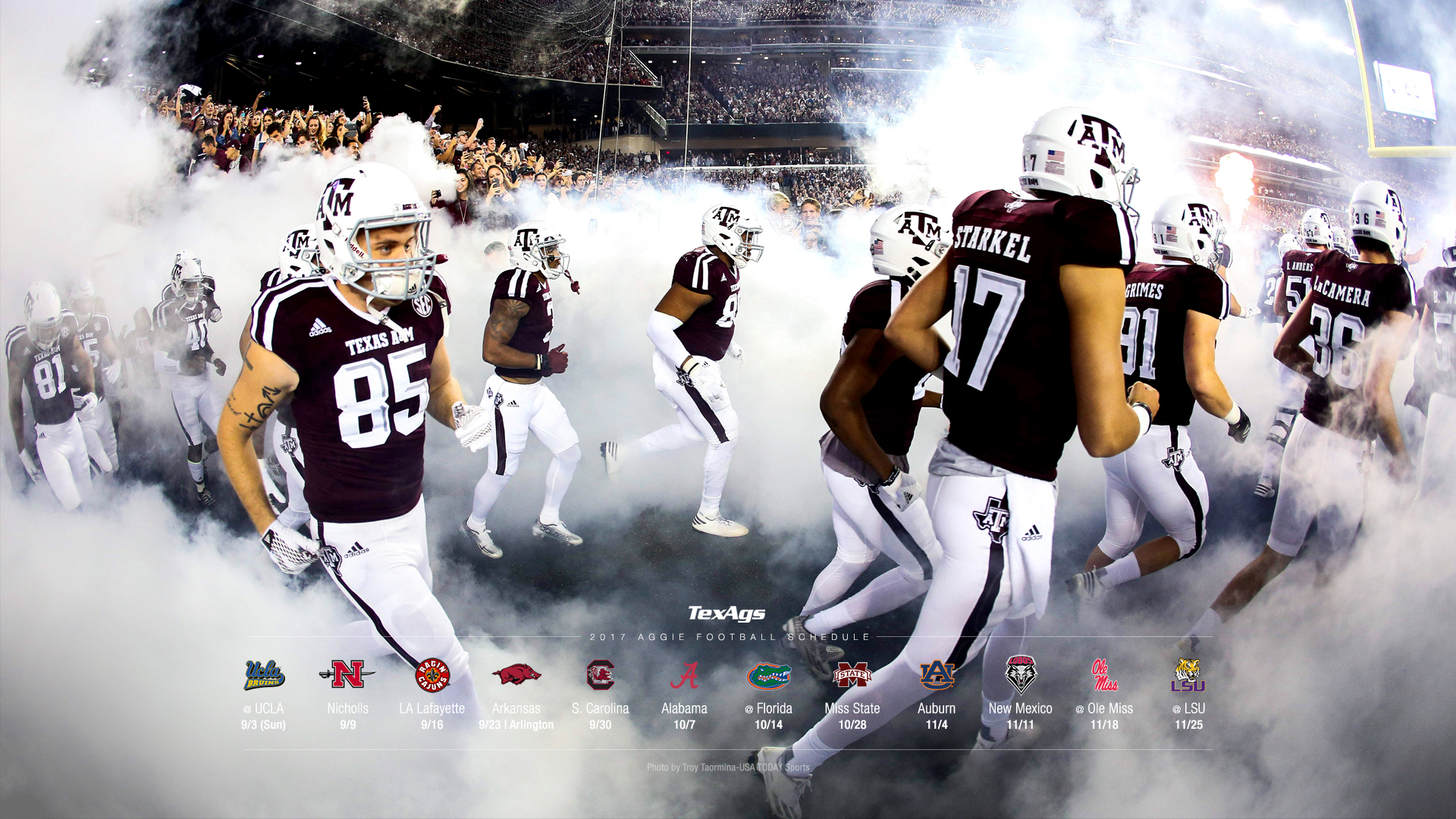 Texas A&m Football Schedule 2019 - HD Wallpaper 