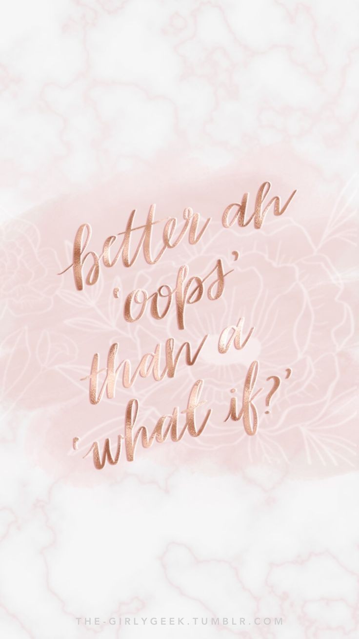 Rose Gold Quotes Wallpaper Iphone - HD Wallpaper 