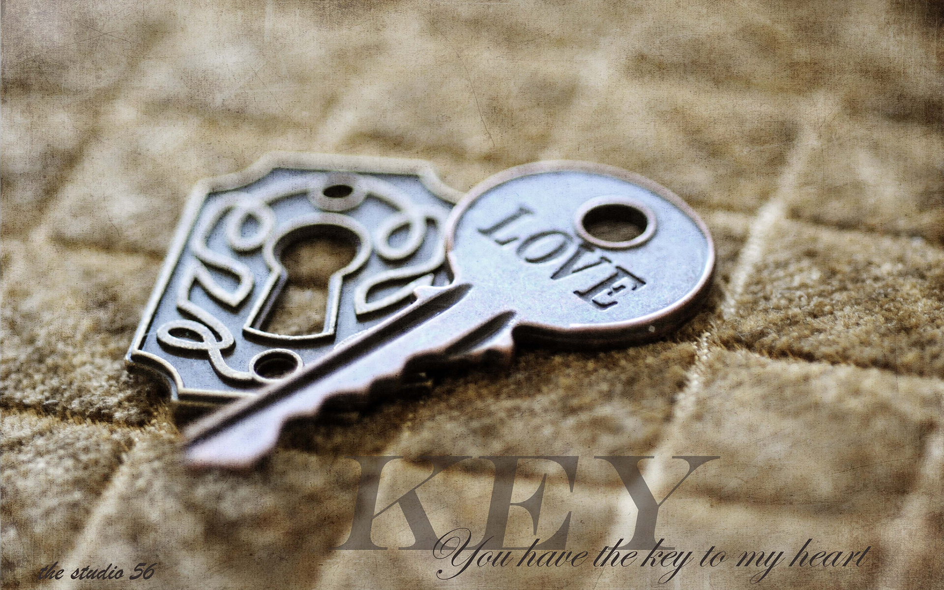 Love Key Full Hd - HD Wallpaper 