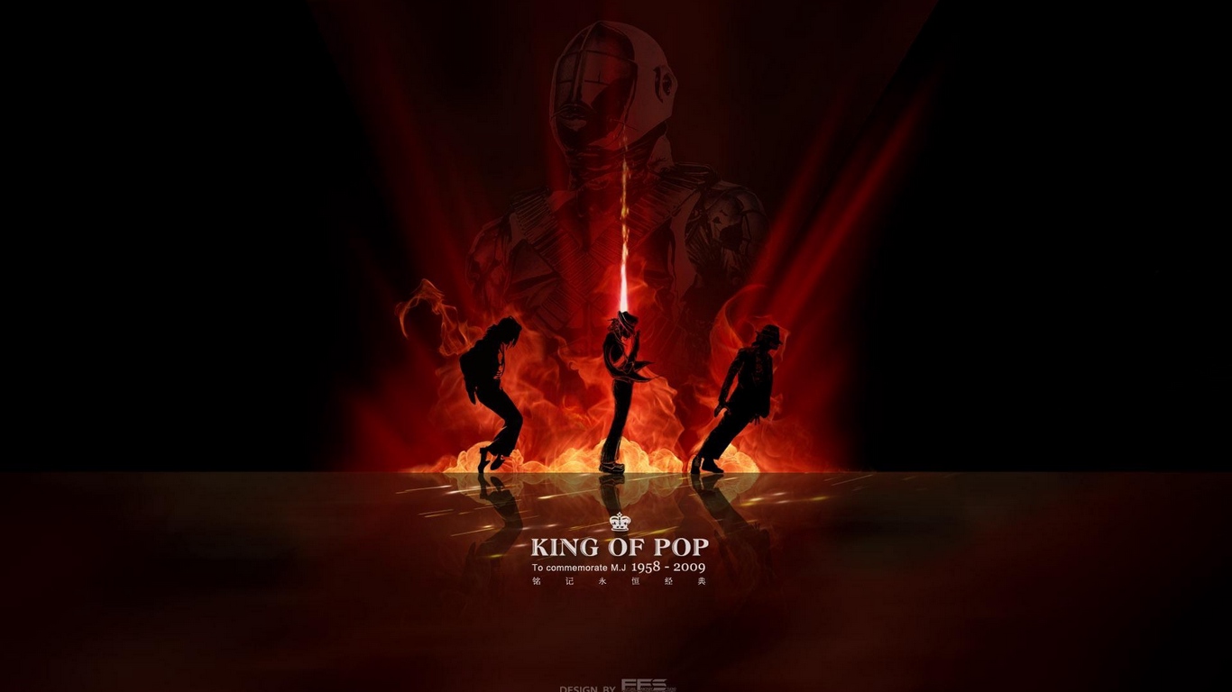 Wallpaper Michael Jackson, King, Dance, Silhouette, - HD Wallpaper 
