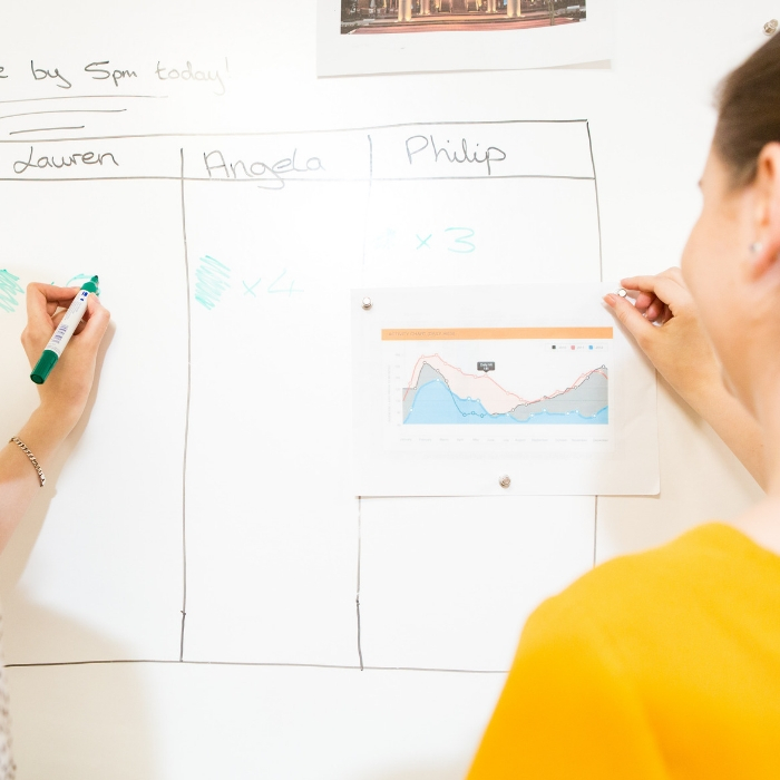 Using Magnets And Markers On Smart Magnetic Whiteboard - Writing - HD Wallpaper 