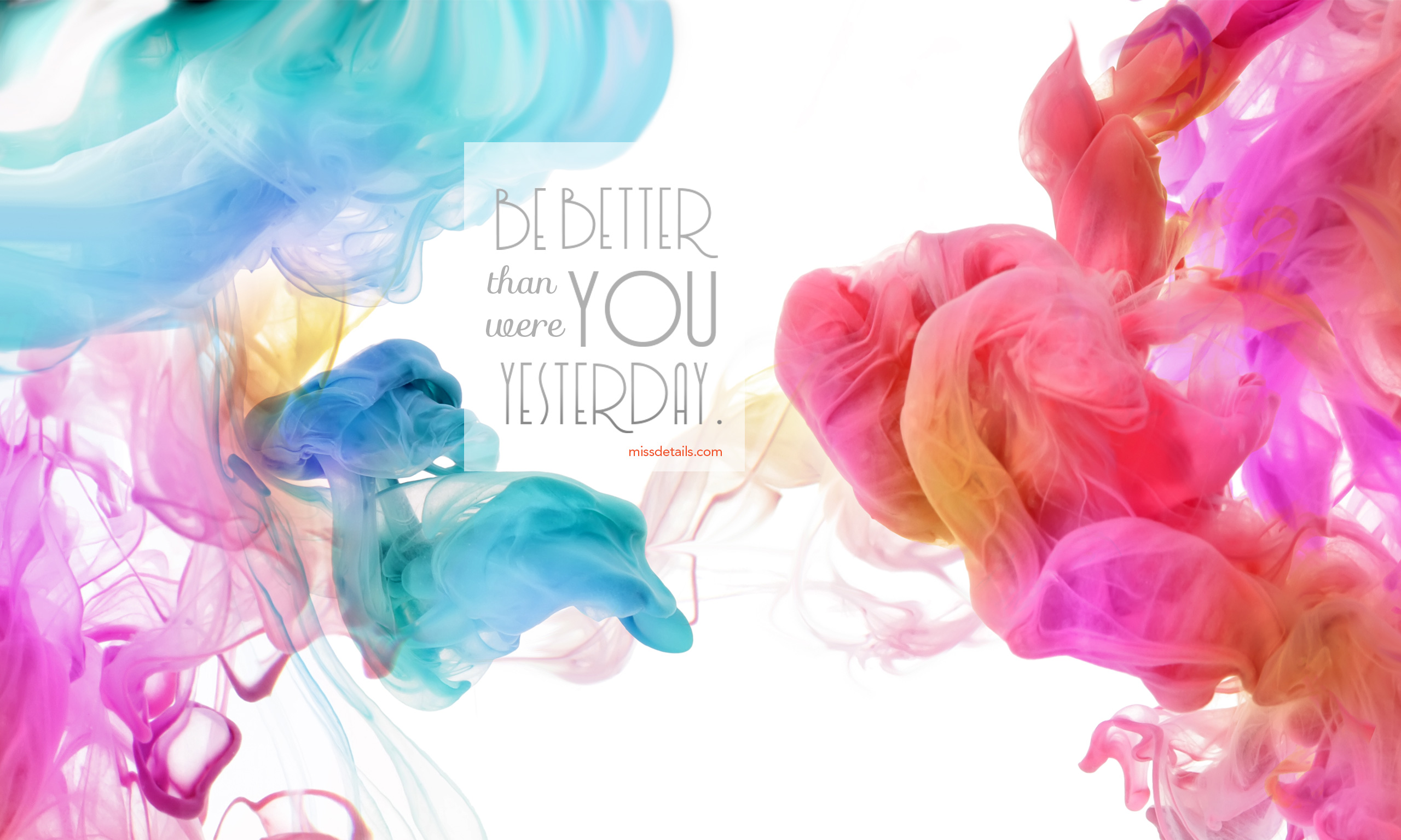 2016 Wallpaper Inspirational Quotes - Colour Smoke Background Hd - HD Wallpaper 