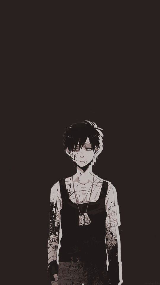 Sad Anime Boy Wallpaper For Iphone - HD Wallpaper 